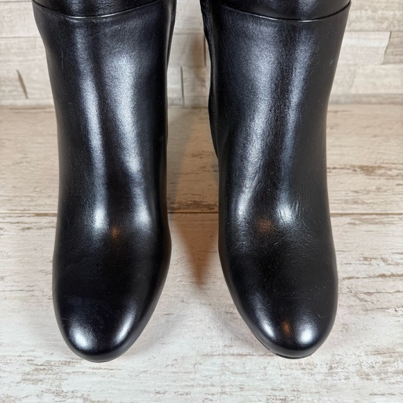 Kate Spade Colby Tall Leather High-Heel Boots Black Size 9.5B NEW - Picture 5 of 16